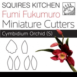 Set de 3 mini cortadores de Orquidea