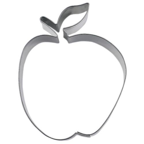 Cortador forma manzana acero inox.  6 cm