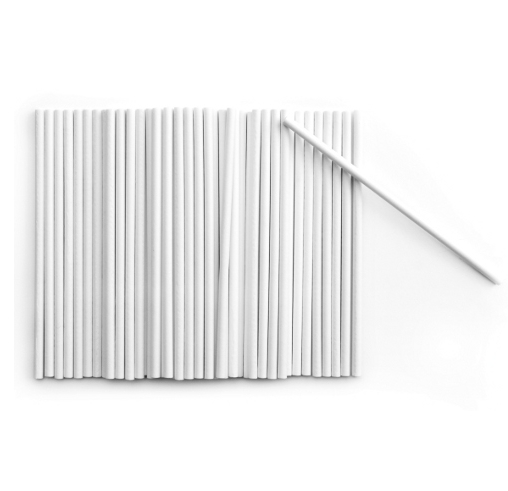 Yagma Palos para piruletas color blanco 100 unidades, 15 cm 