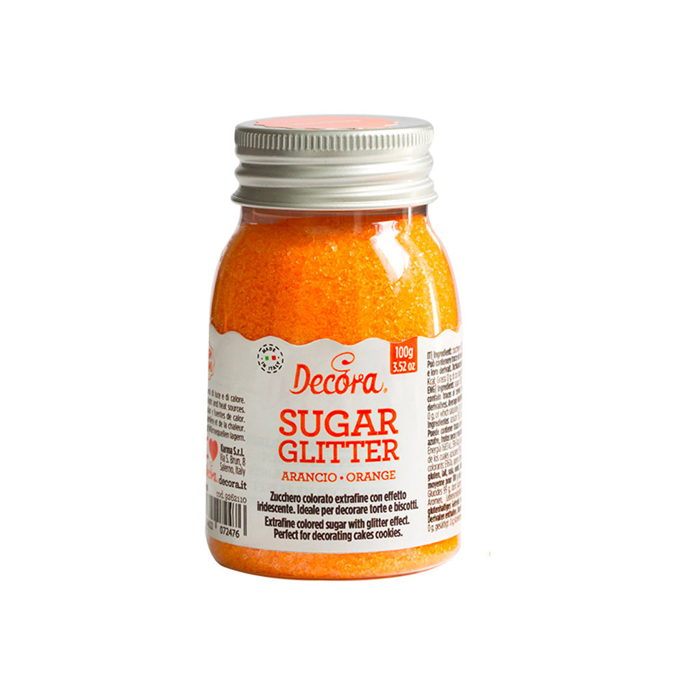 Azúcar Brillante Naranja 100 gr