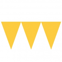Banderín de Papel Amarillo 4,5 metros