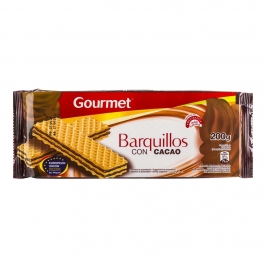 Barquillos con Cacao Gourmet 200 gr
