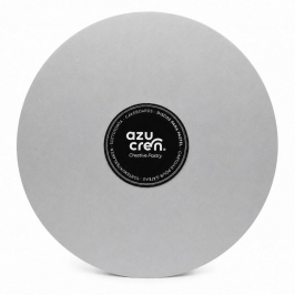 base rígida plata mate de 30 cm de diámetro