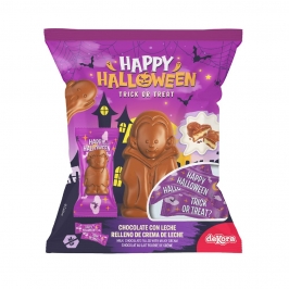Bolsa Chocolates Rellenos de Crema de Leche Happy Halloween 80gr