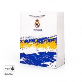 Bolsa Regalo Real Madrid Afición 18 x 10 x 23 cm