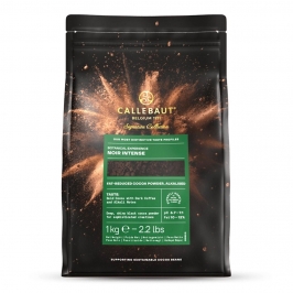 Cacao en polvo Botanical Noir Intense Callebaut 1 Kg para repostería profesional