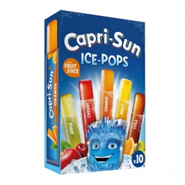 Caja Capri-Sun Ice Pops con polos helados de frutas variados para congelar en casa