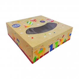 Caja Para Roscon De Reyes Magos - 28 X 8 Cm