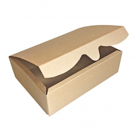 Caja para Galletas y Dulces Kraft 22 cm