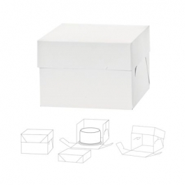 caja para magdalenas caja de magdalenas negro Caja para tartas 9,9 x 9,9 x 5,8 cm cajas de plástico transparente para mini pastelería 50 juegos de moldes para tartas 