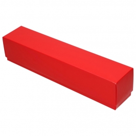 Caja rectangular roja FunCakes con tapa, de 32 x 6 x 6 cm