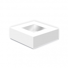 Caja para Tarta Blanca con Ventana 24 cm x 9 cm