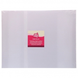 Cake Drum rectangular blanco FunCakes 45 x 35 cm para tartas