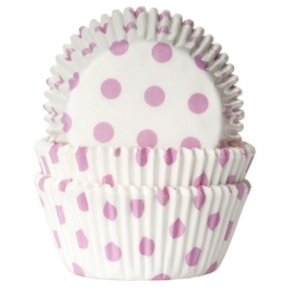 Cápsulas cupcakes Baby Pink Polka dot