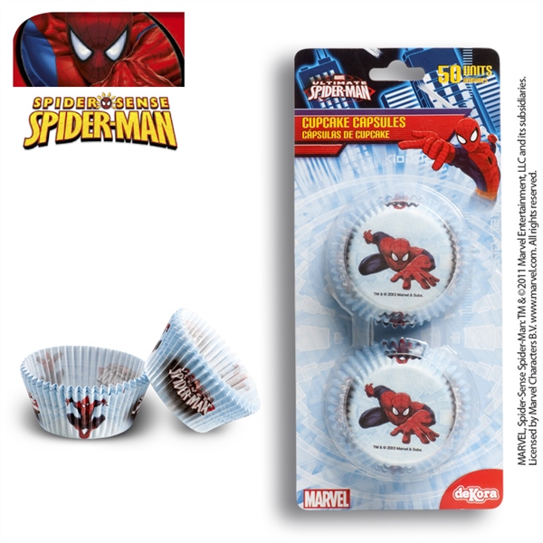 Cápsulas para cupcakes Spiderman | My Karamelli