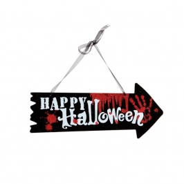 Cartel Flecha Halloween 36 cm Modelo 2