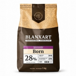Cobertura de chocolate blanco 1 kg para repostería