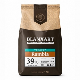 Cobertura de chocolate con leche Rambla 39 por ciento