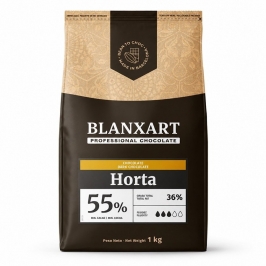 Cobertura de chocolate negro Horta 55 por ciento cacao Blanxart Professional 1 kg