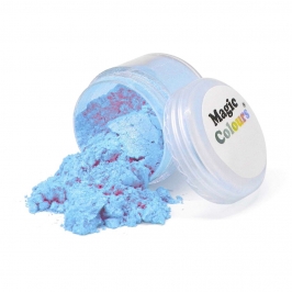 Colorante en polvo Lustre Dust azul plata Magic Colours