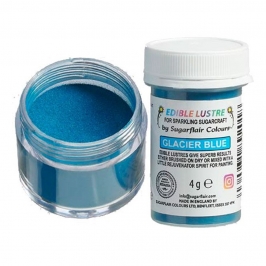 Colorante en polvo metalizado color Azul Glaciar