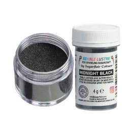 Colorante en polvo Metalizado Sugarflair color Negro 