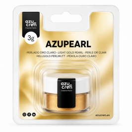 Colorante en polvo perlado oro claro Azucren 3 gramos