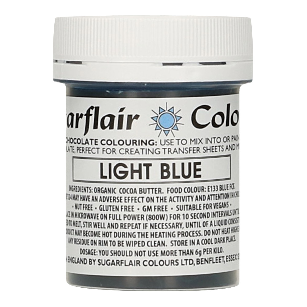 Colorante para Chocolate Azul Claro 35 gr - Sugarflair