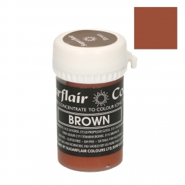 Colorante Sugarflair color marrón pastel