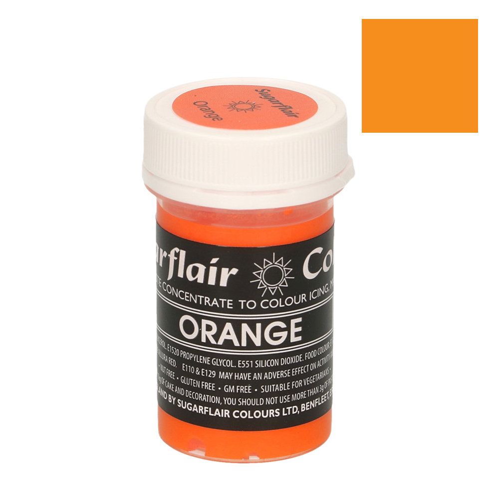 Colorante Sugarflair color Naranja pastel