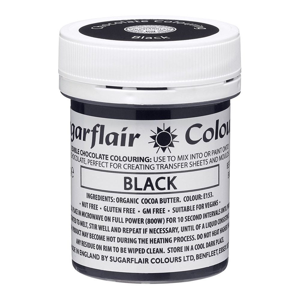 Colorante para Chocolate Negro 35 gr - Sugarflair