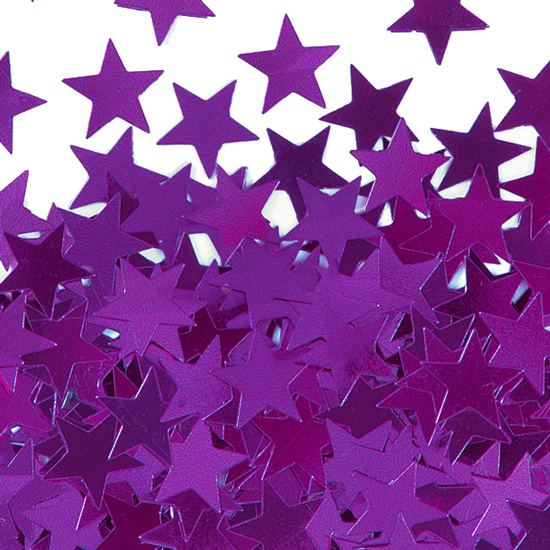 Confeti Estrellas Lilas