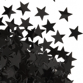 Confeti Estrellas Negras
