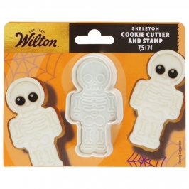 Cortador esqueleto con texturizador Wilton 7,5 cm