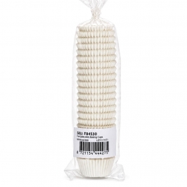 Cápsulas mini cupcakes blancas FunCakes pack de 500 unidades