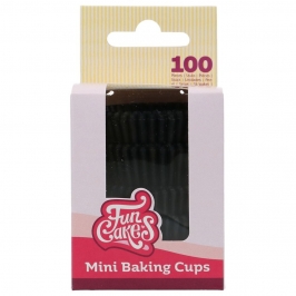 Cápsulas mini cupcakes negras FunCakes