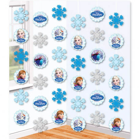 Decoración Colgante Frozen de Nieve | Karamelli