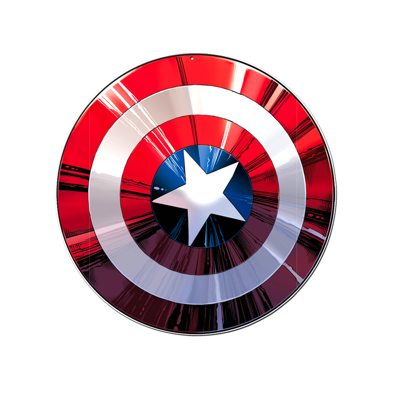 espacio desaparecer mercado Decoración Escudo Capitán América - Comprar Online {My Karamelli}