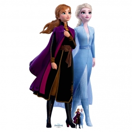 Decoración Photocall Frozen 2 Elsa y Anna 1,80 m
