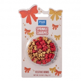 Sprinkle Charms Lazos Festivos 25 gr - PME Sprinkle Charms Lazos Festivos 25 gr - PME