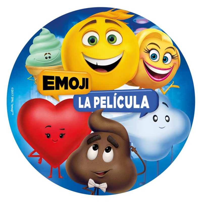 Disco de Azúcar Emoji la Película 20cm