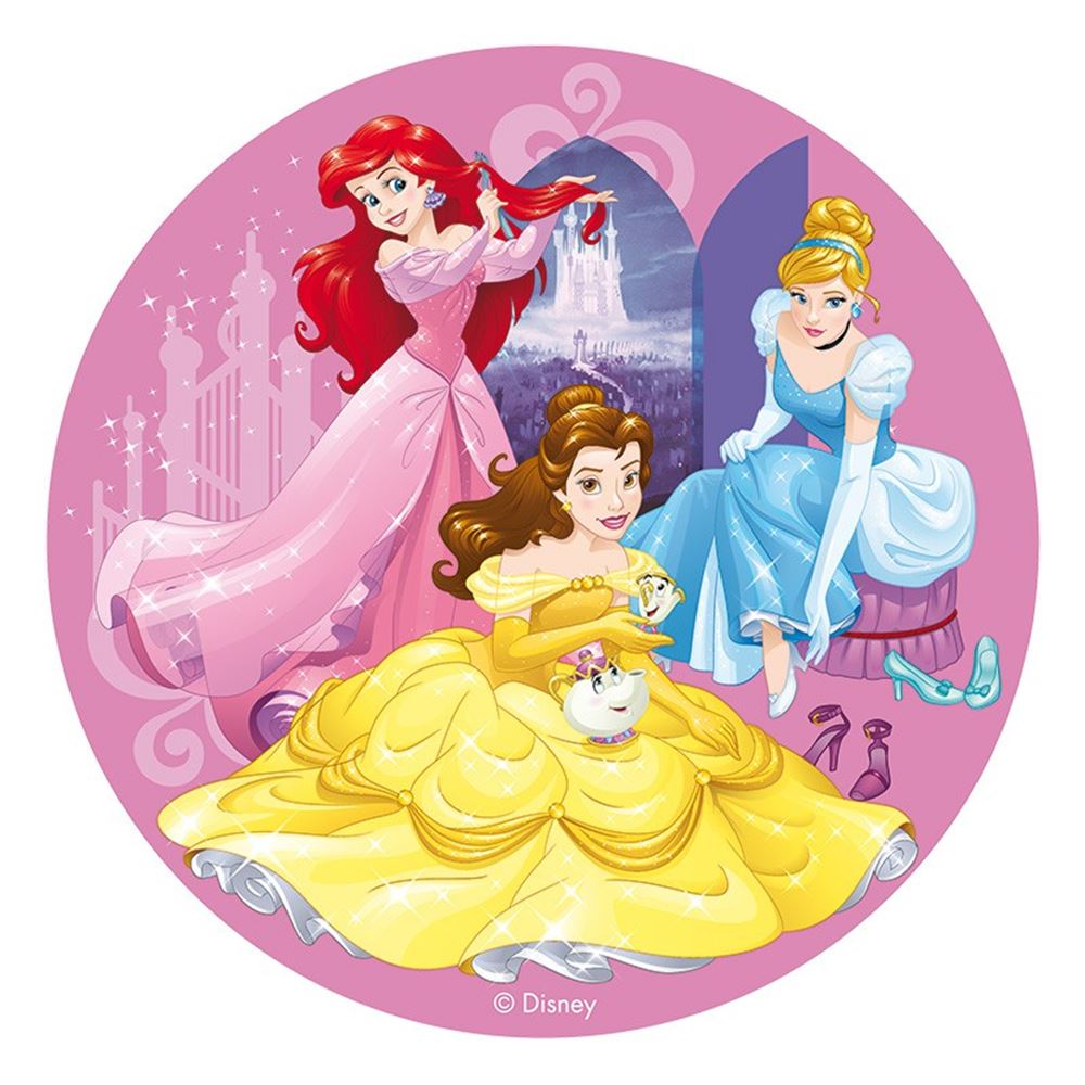 Disco de Oblea Princesas Disney 20 cm