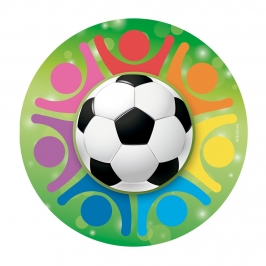 Disco de Oblea Balón de Fútbol 20 cm