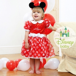 Disfraz de Minnie Mouse para Bebé  de 12-18 meses
