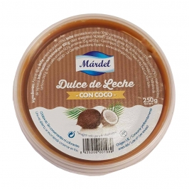 Dulce de Leche Márdel con coco 250 g para postres y repostería