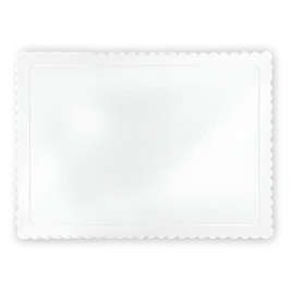 Base Rectangular Blanca 30 x 40 cm x 3 mm Grosor 10 ud