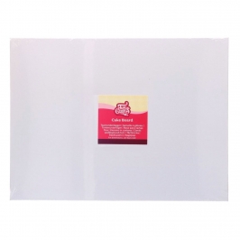 Base Rectangular Blanca 40 x 30 cm - Funcakes
