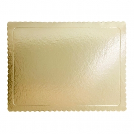 Base Rectangular Dorada 30 x 40 cm x 3 mm Grosor 10 ud