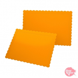 Base Rectangular Naranja 30 x 25 cm x 3 mm Grosor