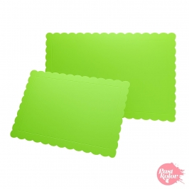 Base Rectangular Verde Claro 40 x 30 cm x 3 mm Grosor